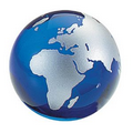 Crystal Globe Paperweight